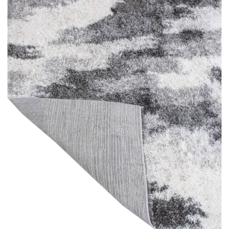 Noori Rug Lux Emma Casual Ikat Pattern 2-inch Thick Shag Rug