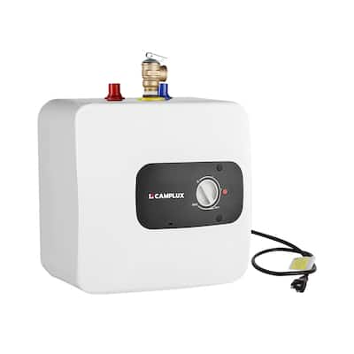 CAMPLUX 4.0 Gallons 1.44 kW Mini Tank Electric Water Heater with Cord Plug, White