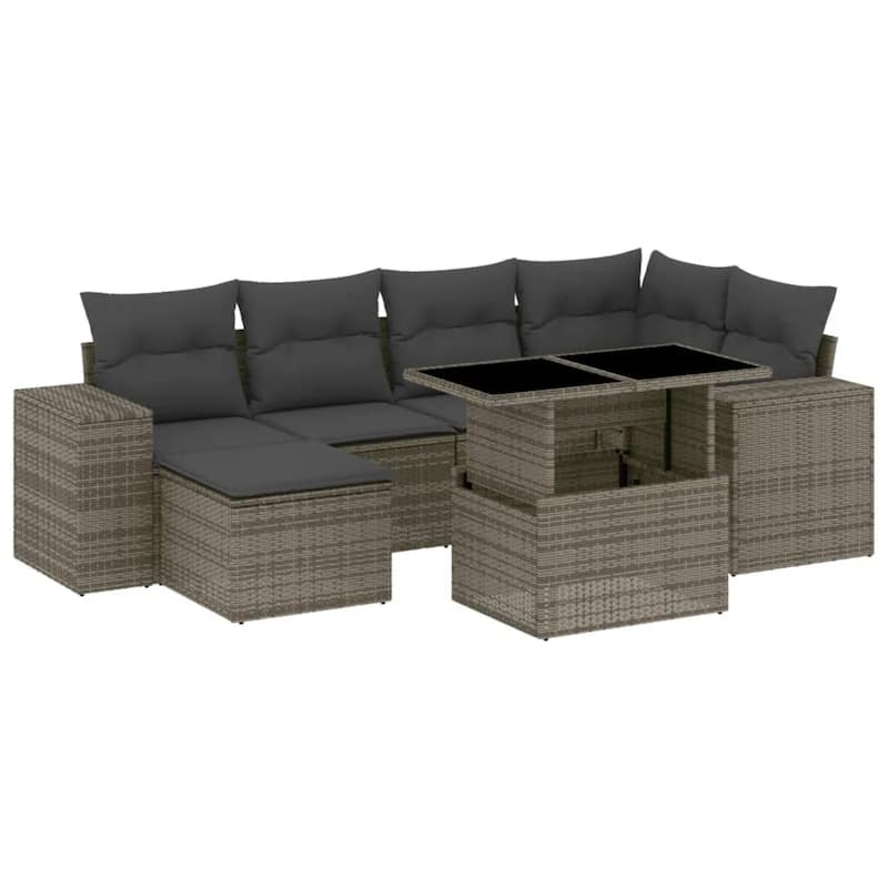 vidaXL Garden Sofa Set - 21.7 x 39.4 x 28.7