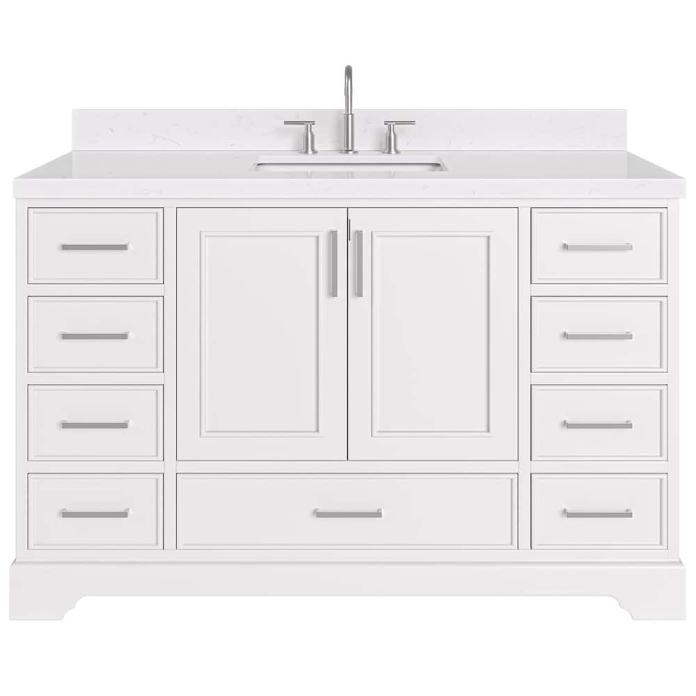 Ariel M054SCQRVO Stafford 54" Free Standing Single Basin Vanity Set