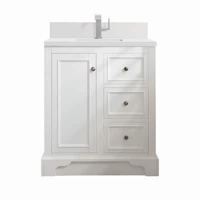 James Martin Vanities 825-V30-1WZ De Soto 32" Single Basin Poplar Wood