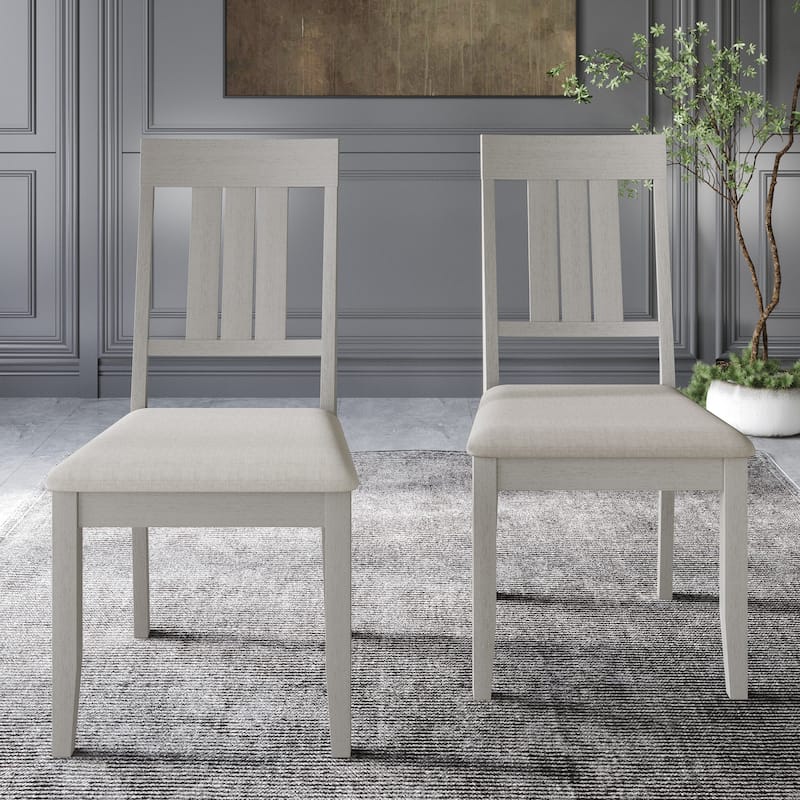 CraftPorch Classic Wooden Dining Chairs (Set of 2) - N/A