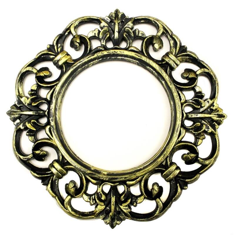 Set of 2 Round Antique Holdback Decorative Window Curtain Tiebacks