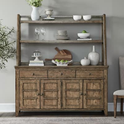 Liberty Furniture Carolina Park Server & Hutch