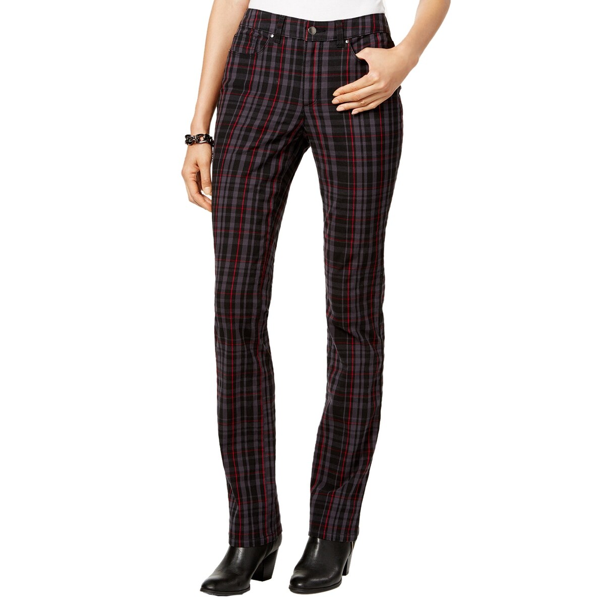 charter club lexington straight pants
