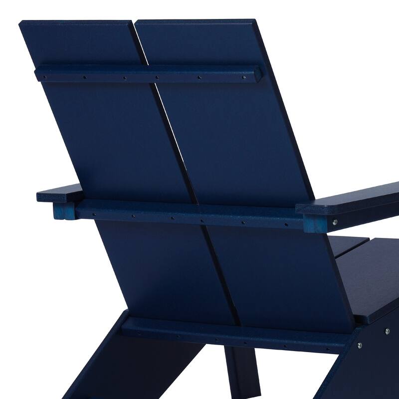 Coastin Modern Poly Adirondack Chair With Ottoman