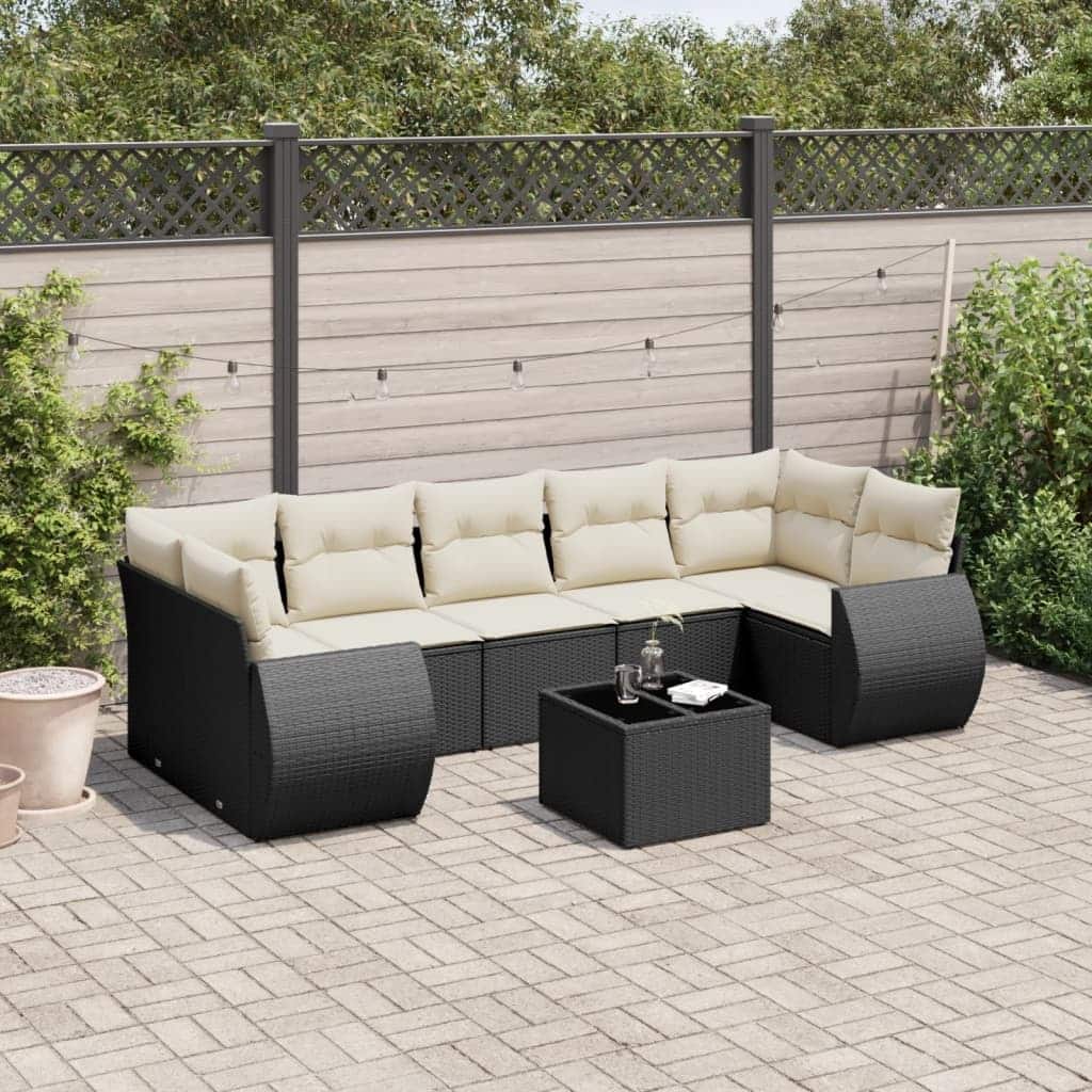 vidaXL Garden Sofa Set - 21.7 x 21.7 x 14.6