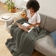 preview thumbnail 40 of 93, Madison Park Hand Made Chunky Double Knit Throw Blanket