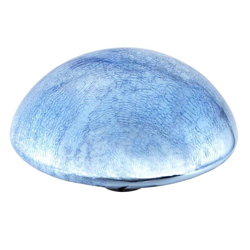 Achla Designs Glass Toadstool Gazing Globe Ball, 9 Inch Diameter - Blue Lapis
