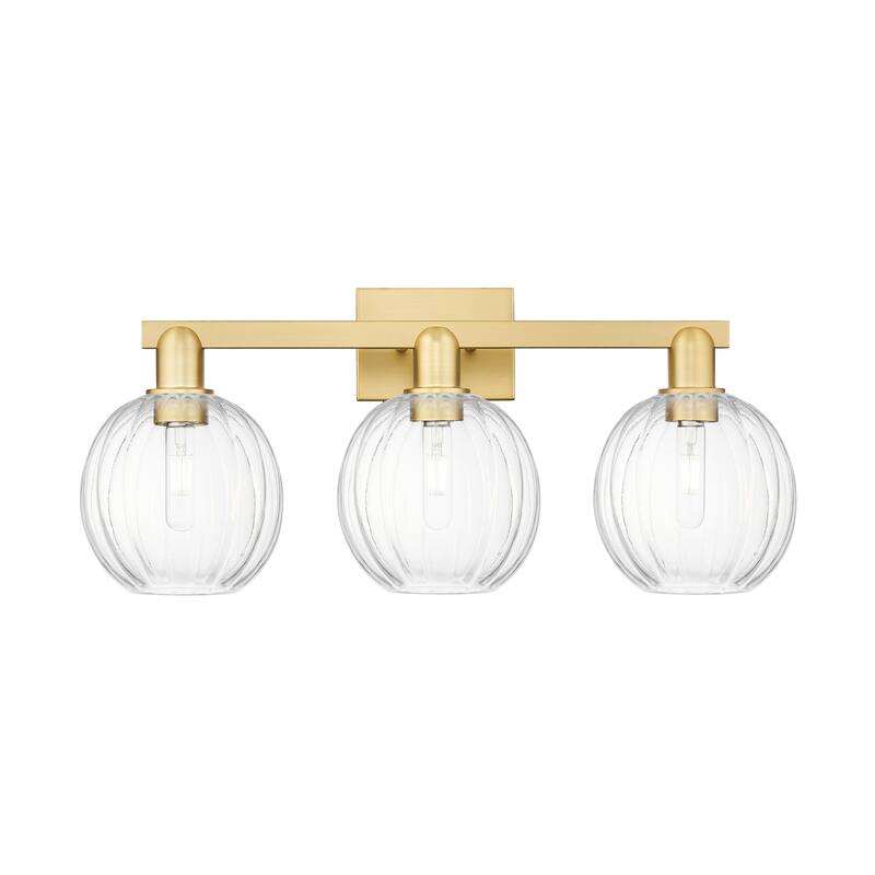 Innovations Lighting Downtown Urban - Preston - 3 Light 26" Globe Shade Bath Vanity Light