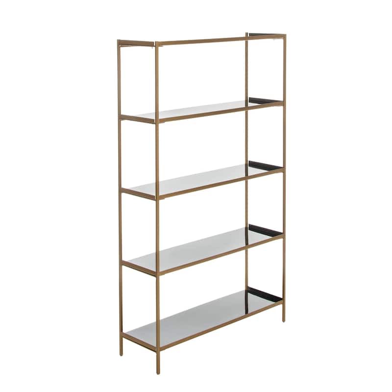 SAFAVIEH Anona 5-Tier Modern Etagere - 28" x 10" x 52" - 28Wx10Dx52H