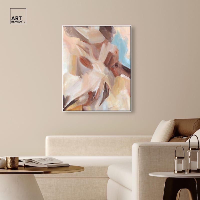 Layers of Colors I Canvas by Art Remedy