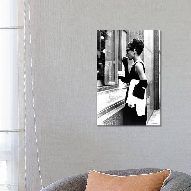 iCanvas "Audrey Hepburn Window Shopping II" by Radio Days Canvas Print - 26x18x1.5