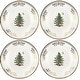preview thumbnail 8 of 8, Spode Christmas Tree Set of 4 Gold Plates