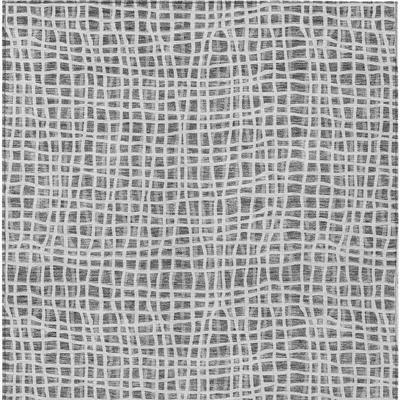 HomeRoots Striped Transitional Rectangle Outdoor Rug