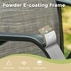 preview thumbnail 6 of 10, 3/5-Piece Patio Bar Stool Set Wood-look Table & Grey Textilene Sling Fabric Swivel Bar Stools