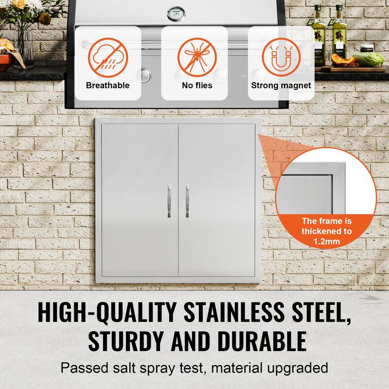 VEVOR Stainless Steel Double Kitchen Access Doors