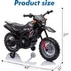 preview thumbnail 9 of 12, Kids Ride on Motorcycle 6V Electric Motorbike Licensed Honda