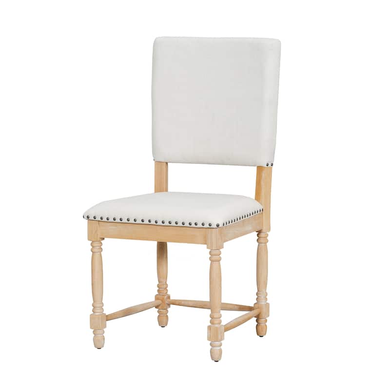 Vintage Traditional 2-Piece Upholstered Dining Chairs