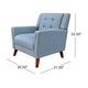 preview thumbnail 33 of 57, Candace Fabric Arm Chair and Loveseat Set by Christopher Knight Home
