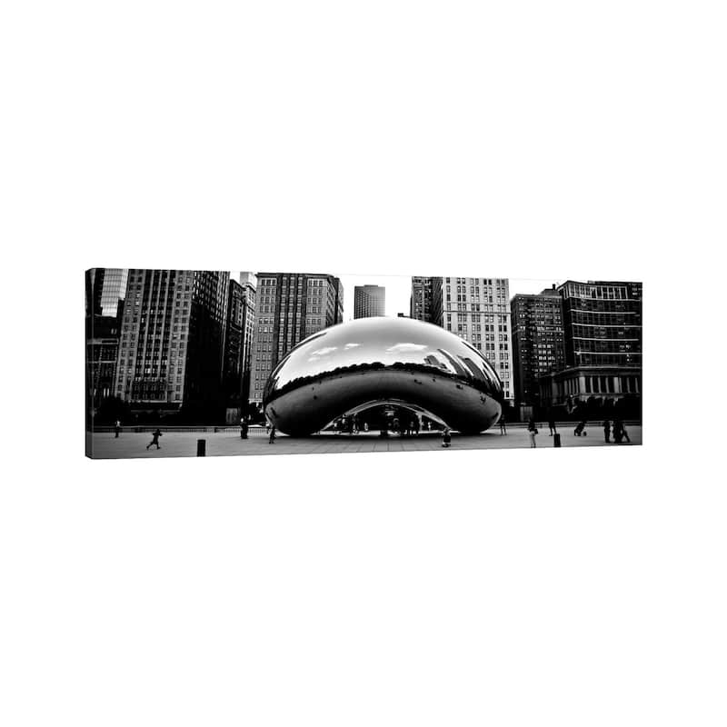 iCanvas "Chicago Panoramic Skyline Cityscape (Bean)" by Unknown Artist Canvas Print