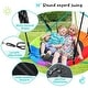 preview thumbnail 13 of 15, Hapfan 800lbs 10ft Metal Climbing Dome Swing Set with Saucer Swing for Outdoor Backyard