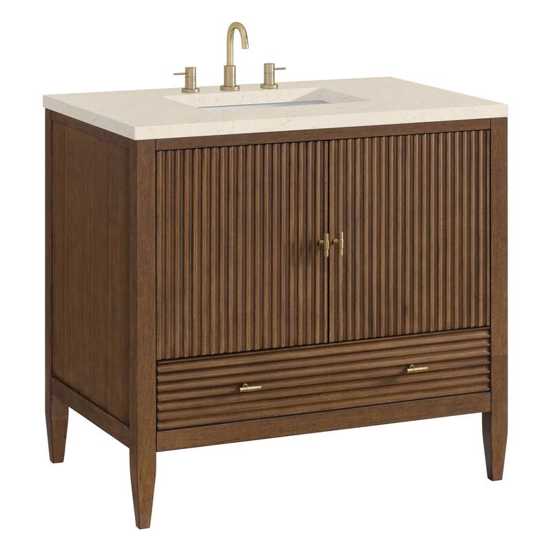 James Martin Vanities 485-V36-3EMR Myrrin 36" Single Basin Wood Vanity