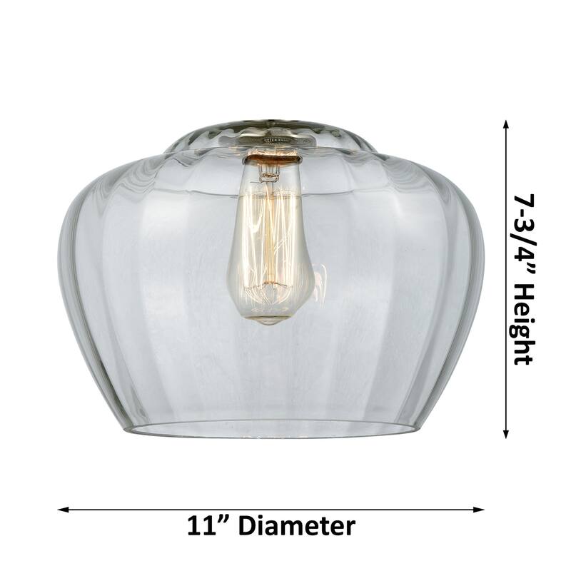 Innovations Lighting Large Fenton Single Light 11" Wide Pendant