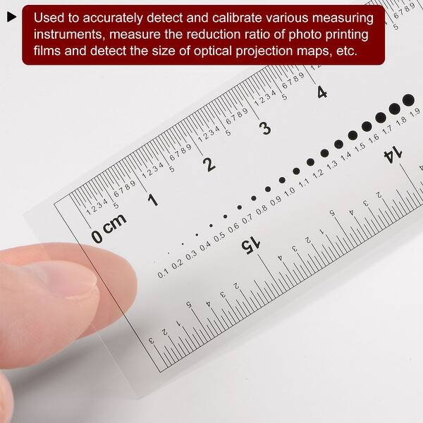 Film Flexible Ruler PET Plastic Folding Straight Ruler Calibration Soft ...
