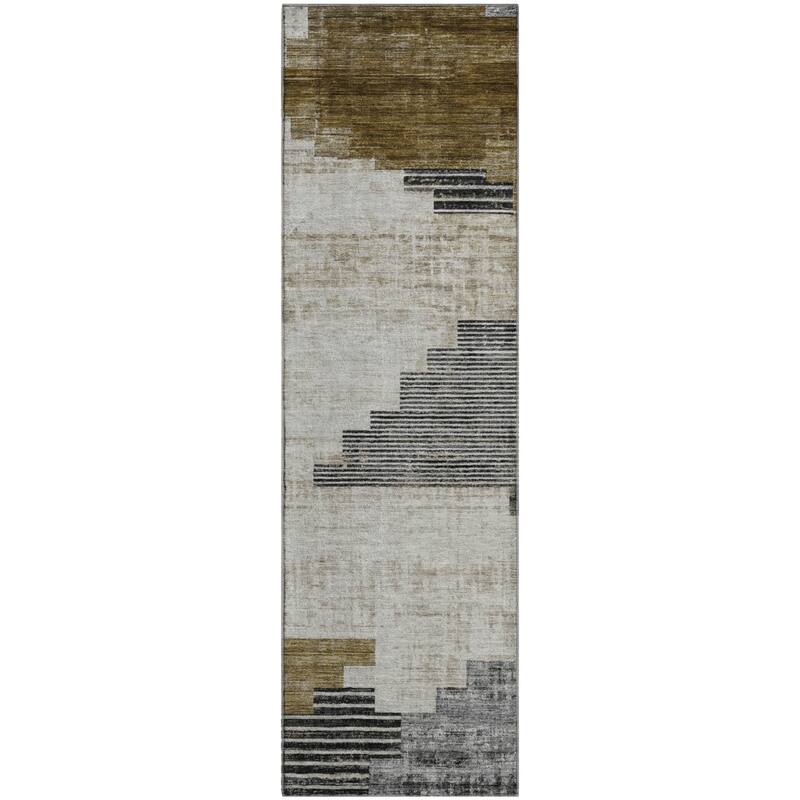 Premium Washable Super Soft Geo Global Mayfield Rug