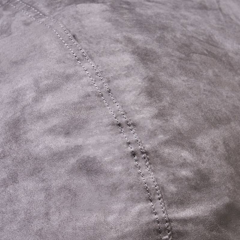 Asher Traditional 6.5-foot Suede Bean Bag Chair by Christopher Knight Home