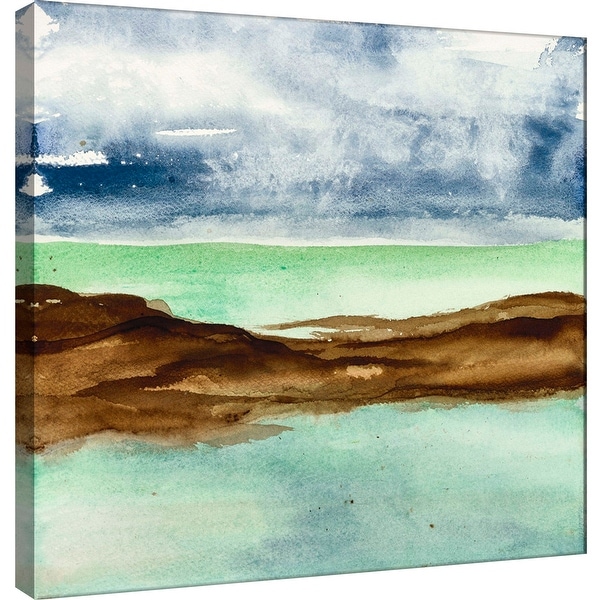 PTM Images 9-100973 PTM Canvas Collection 12" x 12" - "Shore I" Giclee Coastlines Art Print on Canvas