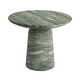 preview thumbnail 24 of 29, Studio London Faux Travertine Bistro Table Maddox Concrete Patio Table - 35.4"W x 35.4"D x 29.5"H