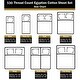 preview thumbnail 10 of 49, Superior Egyptian Cotton 530 Thread Count Split King Sheet Set