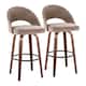 Option Brown Fabric/Walnut