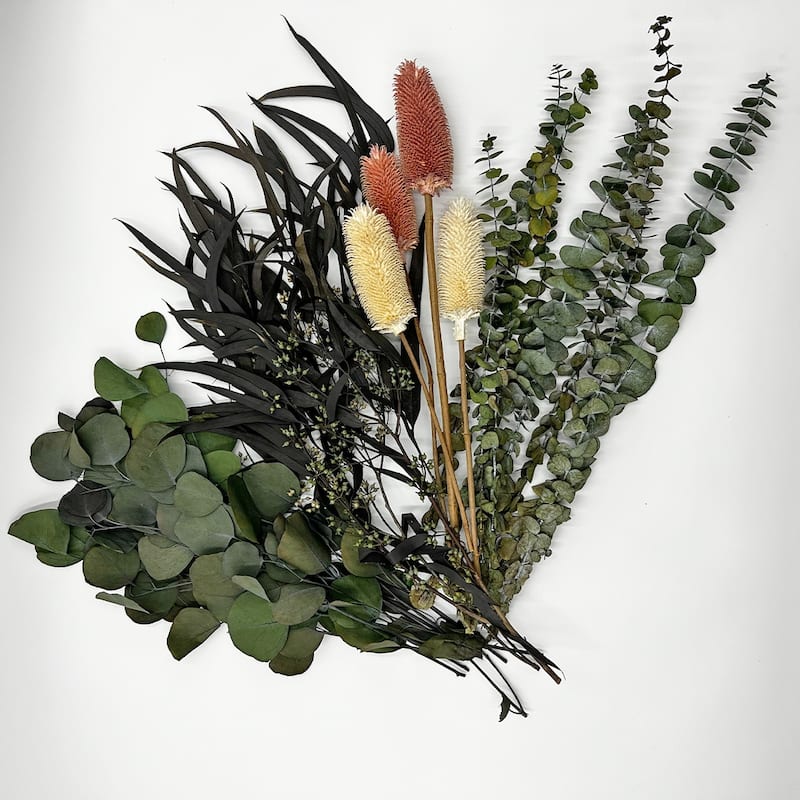 Real Preserved Mixed Bouquets Mix 9 Med - Large - Multi Colored