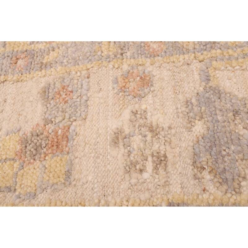 ECARPETGALLERY Hand-knotted Looma Ivory Wool Rug - 8'3 x 9'11