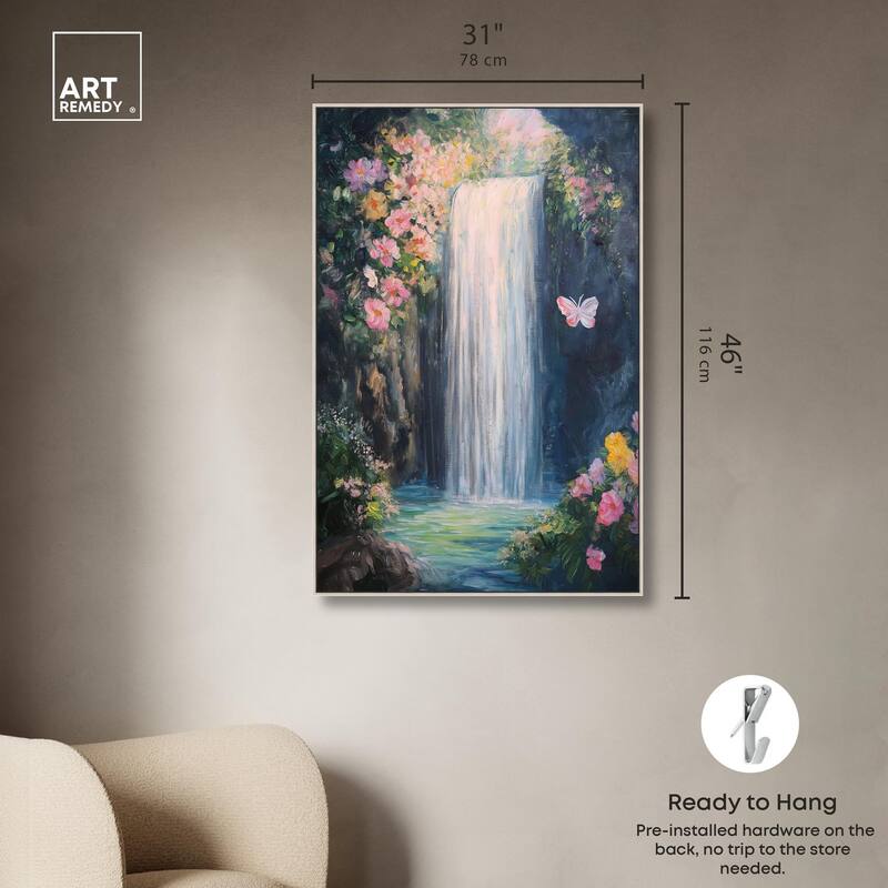Hidden Falls I Canvas by Art Remedy