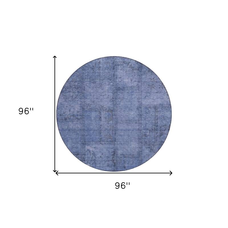 HomeRoots Patchwork Transitional Rectangle Outdoor Rug