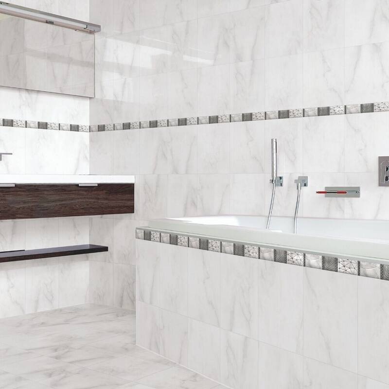 The Tile Life Providence 13x13 White Porcelain Floor & Wall Tile