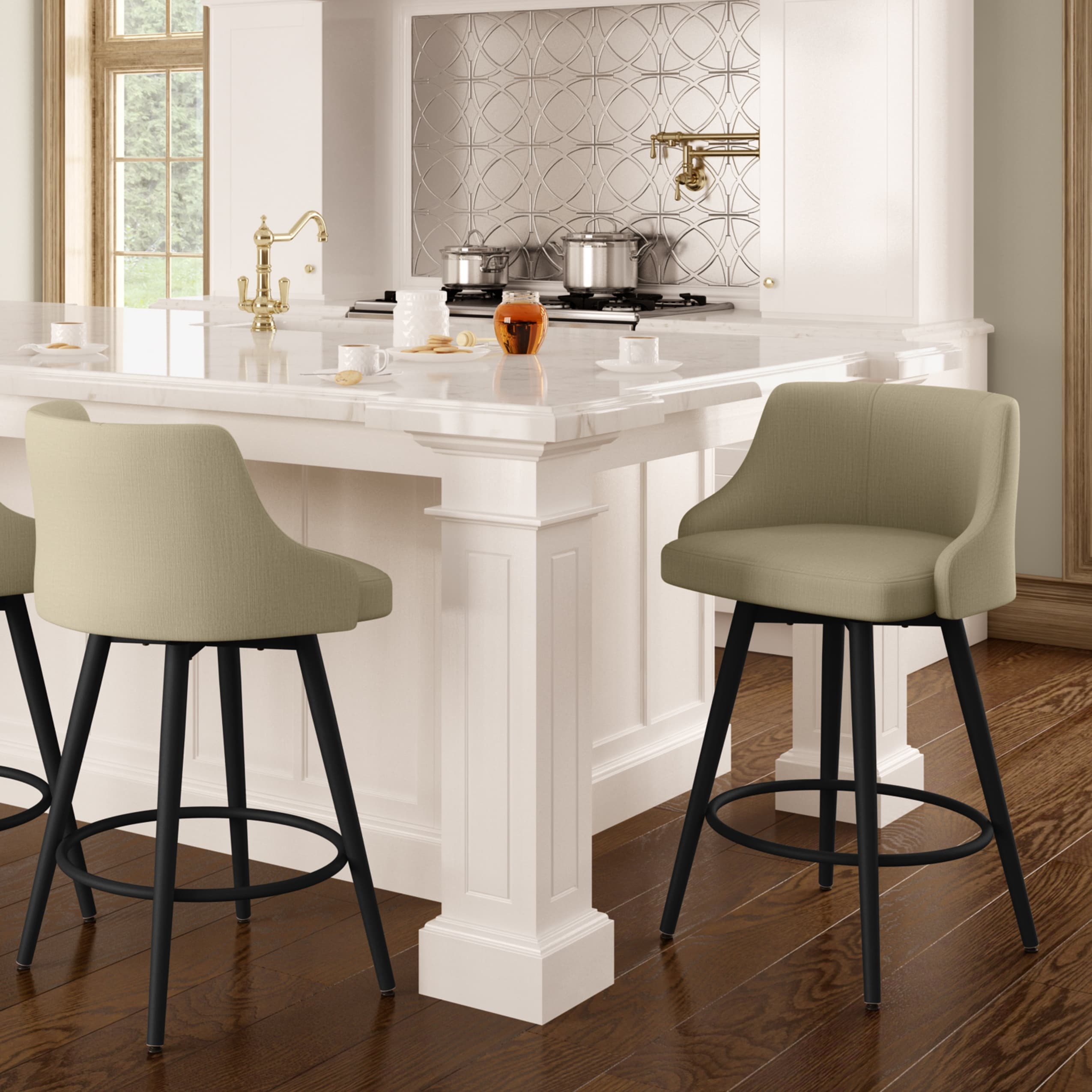 Amisco Tall Bar Stools With Backs And Arms Kris Swivel Bar Stool