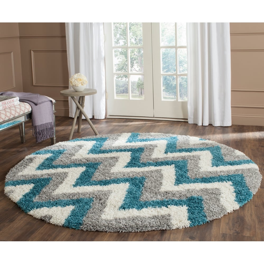 SAFAVIEH Kids Shag Nikki Nursery Playroom 2-inch Thick Rug