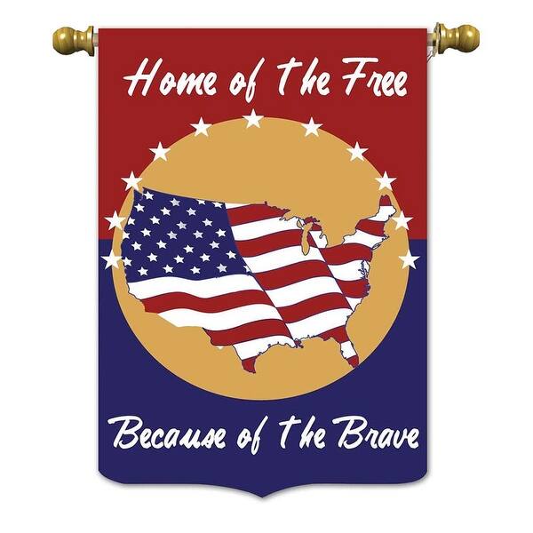 Shop Red Blue And White Patriotic Usa Garden Flag 13 X 18