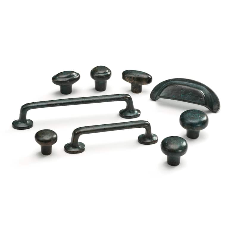 Schaub and Company Mountain 1-7/8" Rustic Oval Egg Solid Bronze