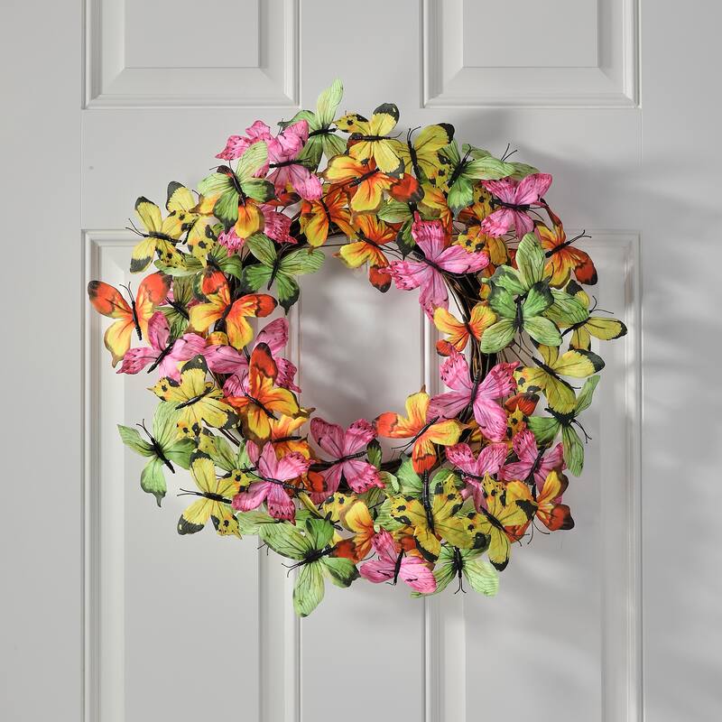 20" Butterfly Wreath
