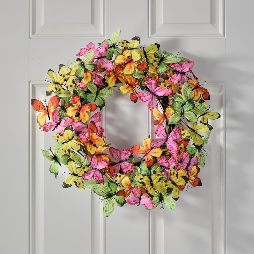 20" Butterfly Wreath