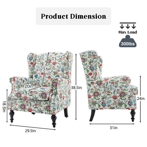 Aukerman wingback chair cheap