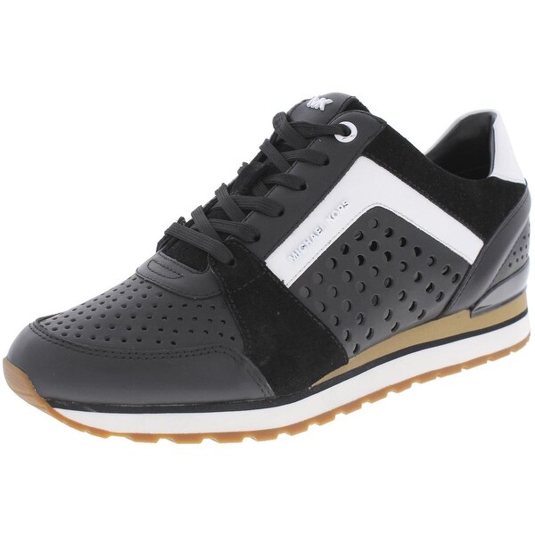 billie metallic leather and satin sneaker