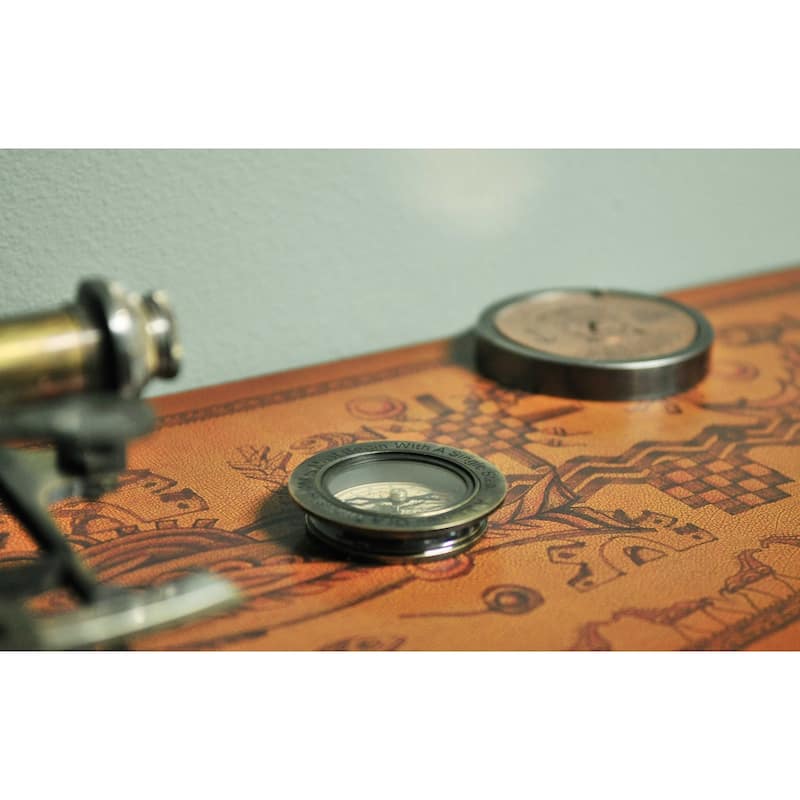 Set of 2 100 Year Calendar and Compass Quote