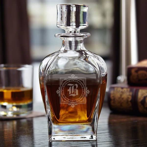WHISKEY DECANTER Sale Custom Engraved Decanter and Whiskey Glasses